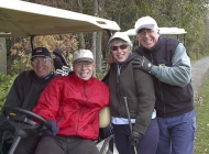 L to r: John Dawson, Alan Marit, Mary Bowlby, Gary Bowlby