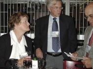 Elaine and Ron Billings with John Wainwright