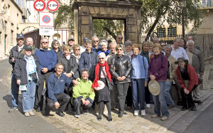 Ex Students, Spouses and Guests during walking tour in Metz 2009 Reunion